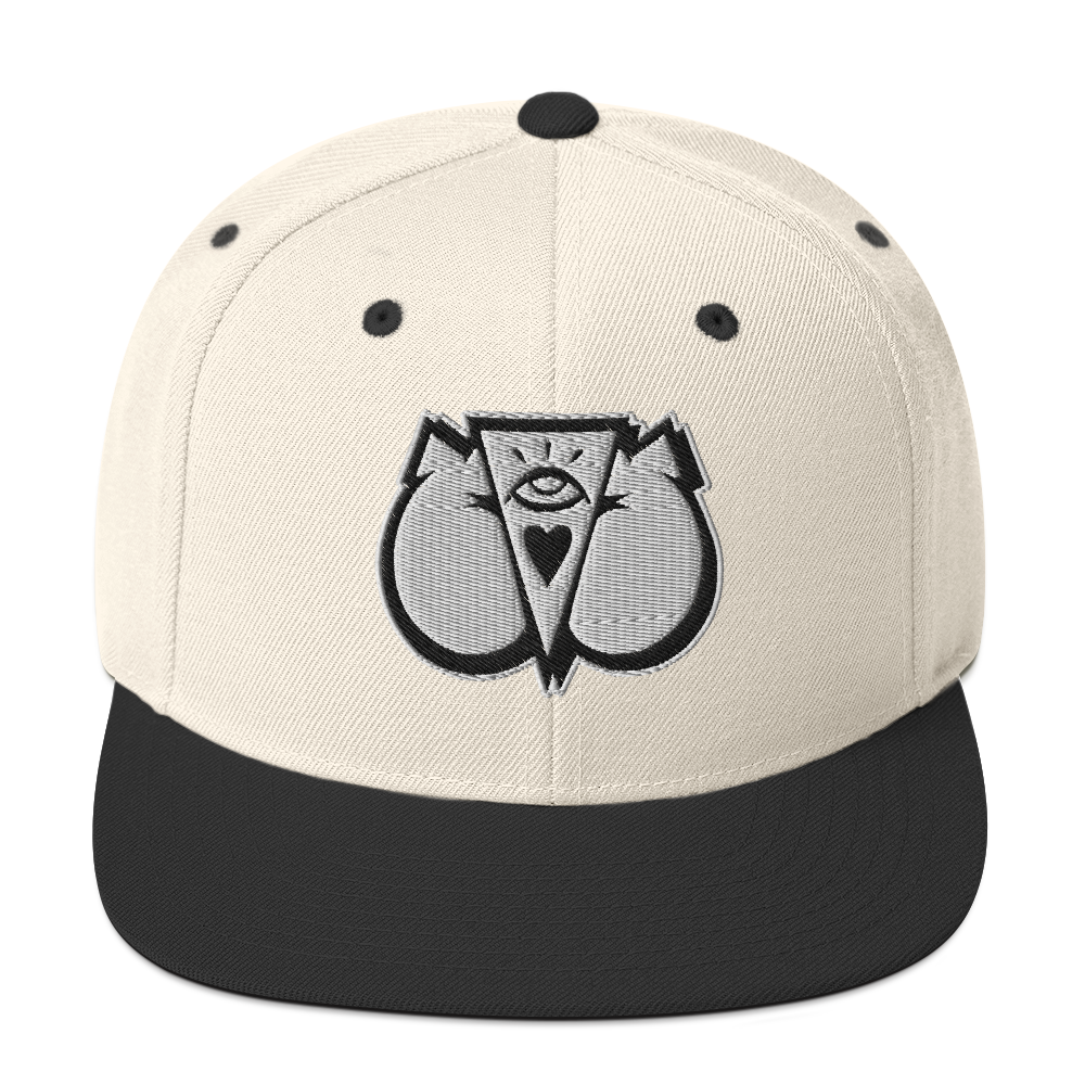 EY3 white fill Snapback Hat